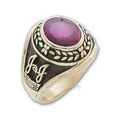 Legendary Series Men's Oval Stone Collegiate Ring